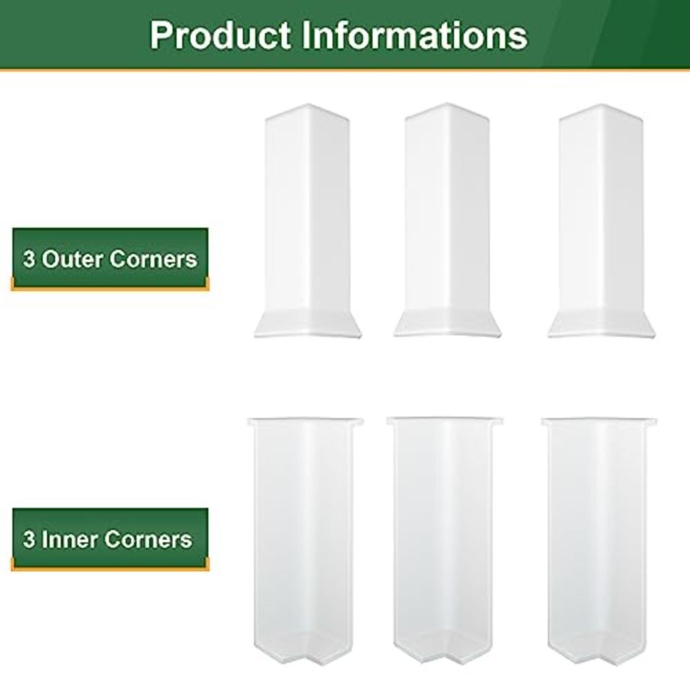 كتل زاوية للألواح الجانبية بار - مراجعة Baseboard Molding Trim وسعره