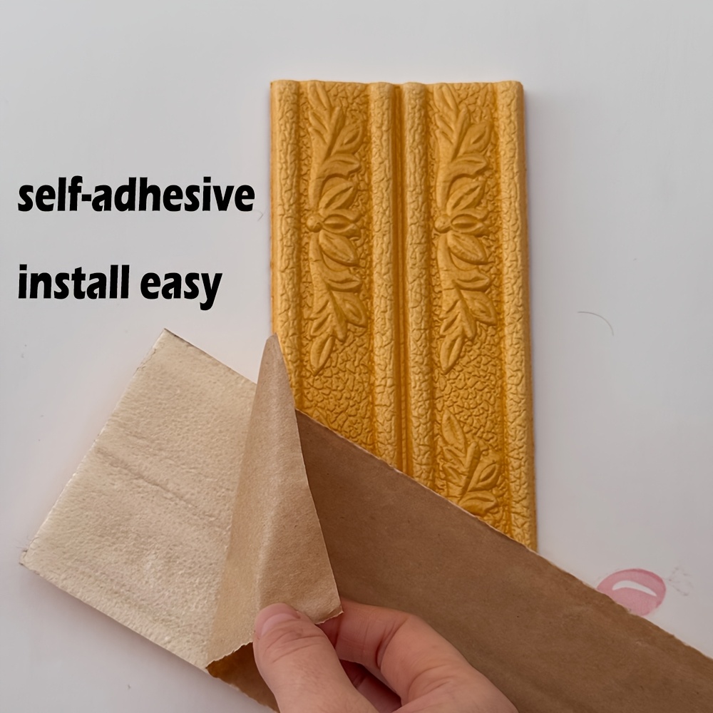 2 قطعة النقش ذاتية اللصق سيلين - مراجعة Baseboard Molding Trim وسعره