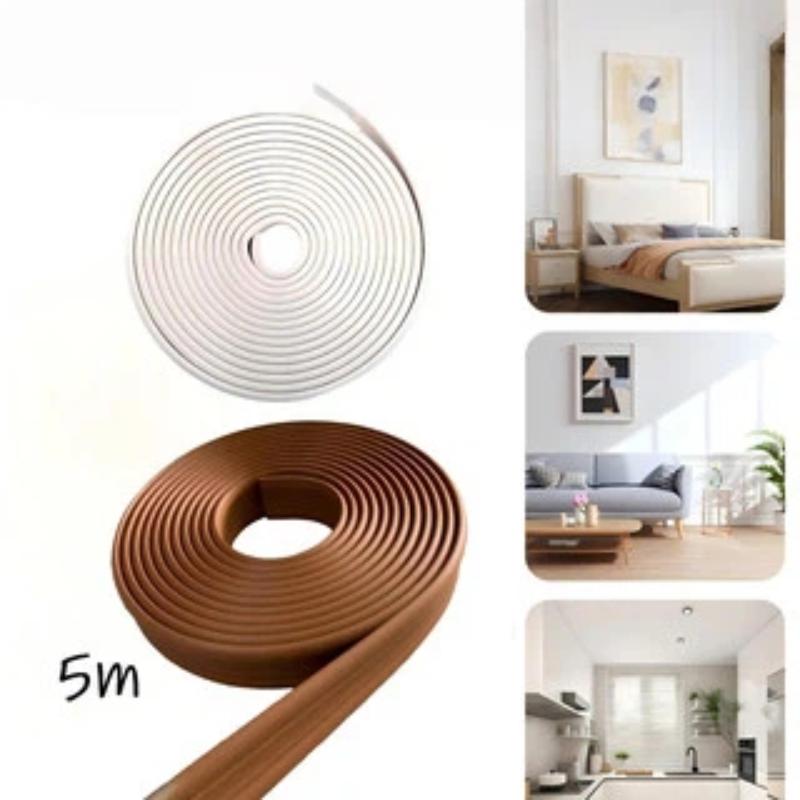 شريط حائط ناعم بطول 5 متر ذاتي - مراجعة Baseboard Molding Trim وسعره