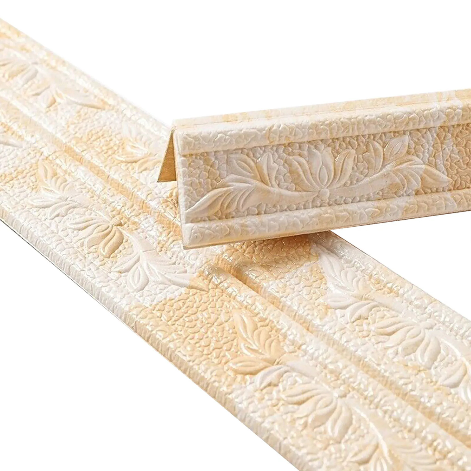 3D ملصقات ذاتية جدار اللوح خطو - مراجعة Baseboard Molding Trim وسعره