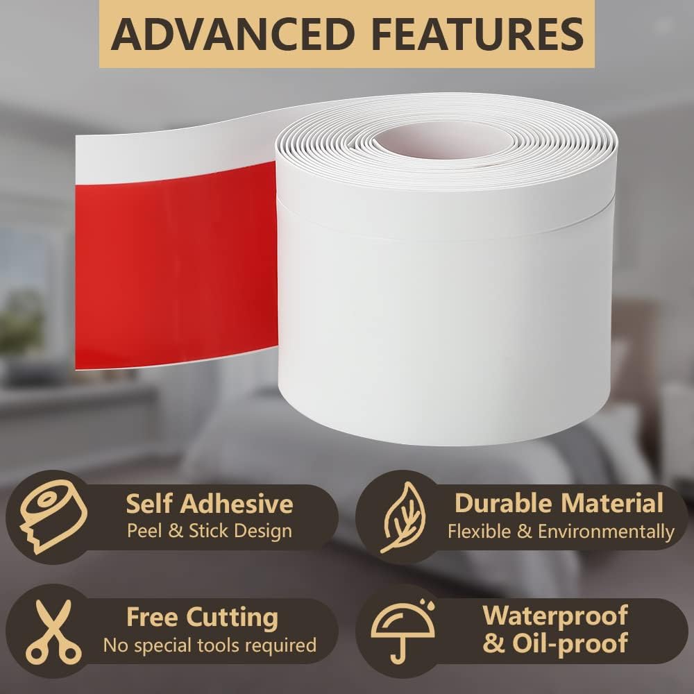 شريط تزيين حائط من الفينيل، قا - مراجعة Baseboard Molding Trim وسعره