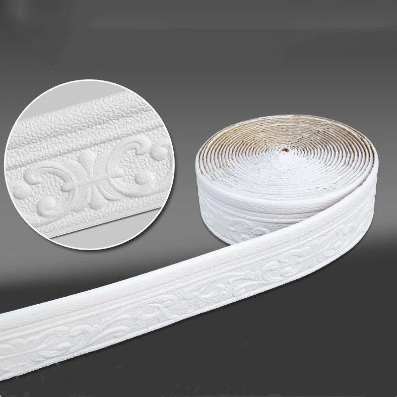 10 متر/لفة ثلاثية الأبعاد جدار - مراجعة Baseboard Molding Trim وسعره